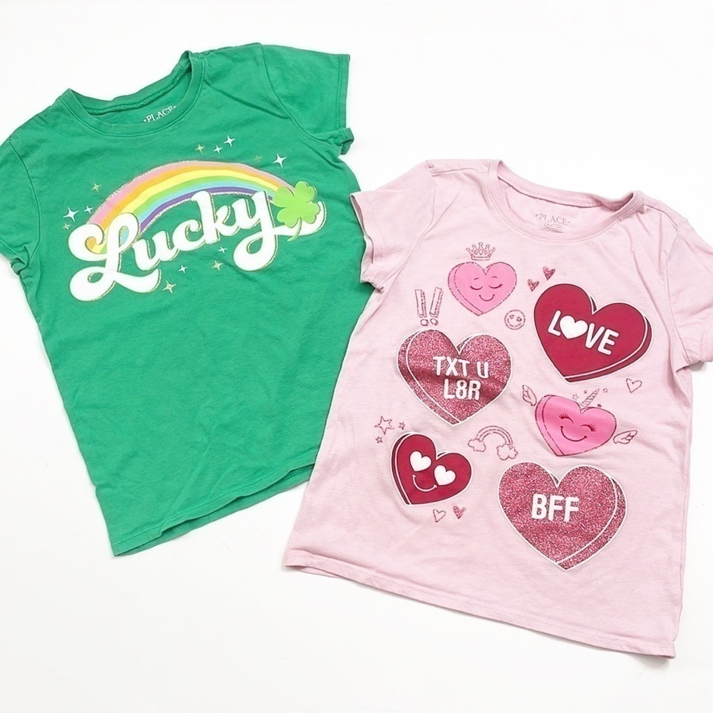 The Children's Place little girls short sleeve graphic t-shirts